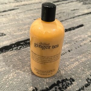 New PHILOSOPHY CHILLED GINGER TEA SHAMPOO BUBBLE BATH & SHOWER GEL 16 oz. SEALED